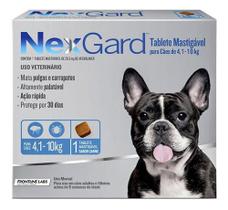 Nexgard Para Cães De 4 Á 10 Kg 1 Cp Antipulgas E Carrapatos