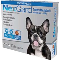 NexGard para Cães de 4,1 a 10 Kg - 3 Tabletes