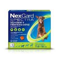 Nexgard Spectra 7,6-15 KG com 01 tablete mastigavel