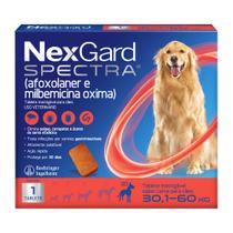 NexGard Spectra Anti Pulgas e Carrapatos para Cães de 30,1 a 60kg 1 Tablete Mastigável