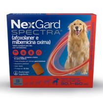NexGard Spectra Anti Pulgas e Carrapatos para Cães de 30,1 a 60kg 3 Tablete Mastigável