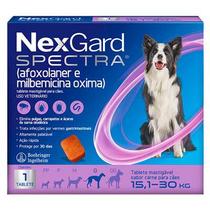 NexGard Spectra Antipulgas Cães 15,1 a 30KG - c/ 1 Tablete - Boehringer Ingelheim