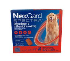 NexGard Spectra Antipulgas Cães 30,1kg a 60kg 3 Comprimidos