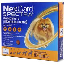 NexGard Spectra Antipulgas e Carrapatos para Caes de 2 a 3,5kg