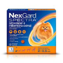 NexGard Spectra Antipulgas e Carrapatos Para Cães de 2 a 3,5kg NexGard Spectra Antipulgas e Carrapatos Para Cães de 2 a 3,5kg