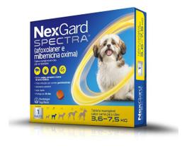 Nexgard Spectra Antipulgas e Carrapatos para Cães de 3,6 a 7,5kg