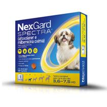 NexGard Spectra Antipulgas e Carrapatos para Caes de 3,6 a 7,5kg