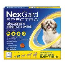 NexGard Spectra Antipulgas e Carrapatos Para Cães de 3,6 a 7,5kg - Boehringer Ingelheim