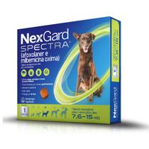 NexGard Spectra Antipulgas e Carrapatos para Caes de 7,6 a 15kg