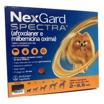 NexGard Spectra Antipulgas e Vermífugo Cães 2 a 3,5 kg 1 cp NexGard Spectra Antipulgas e Vermífugo Cães 2 a 3,5 kg 1 cp