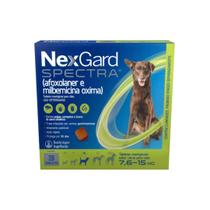 NexGard Spectra Antipulgas e Vermífugo Cães 3 Tabletes 7,6 - 15KG (M)