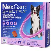 Nexgard Spectra Caes G De 15,1 A 30kg 3 Tabletes