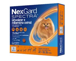 Nexgard Spectra Mastigável 2 a 3,5kg 1un - Ganhe Cookie Premier Coco e Aveia 250g