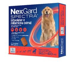 NexGard Spectra Mastigável 30,1 a 60kg 1unid NexGard Spectra Mastigável 30,1 a 60kg 1unid