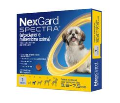 NexGard Spectra Mastigável 3,6 a 7,5kg 1unid