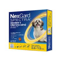 Nexgard Spectra P Para Cães De 3,6 a 7,5Kg Antipulgas Carrapatos Com 1 Tablete Mastigável