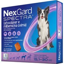 NexGard Spectra para Cães de 15,1 a 30 Kg - 1 Tablete NexGard Spectra para Cães de 15,1 a 30 Kg - 1 Tablete