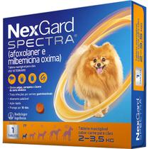 NexGard Spectra para Cães de 2 a 3,5 Kg - 1 Tablete