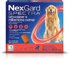 Nexgard Spectra Para Cães De 30,1 A 60 Kg