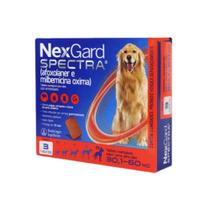 Nexgard Spectra Para Cães De 30,1 A 60kg 3 Cps Antipugas e carrapatos