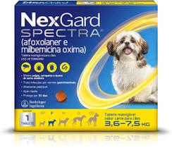 Nexgard Spectra Para Cães De 3,6 A 7,5 Kg