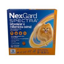 Nexgard spectra xs 0,5gr (2-3,5kg) x3 combo - cx - 3cp