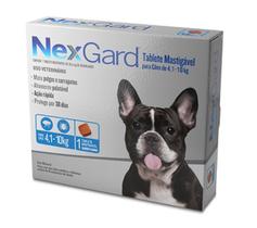 Nexgard Tablet Mastigável 4,1 - 10kg Sabor Carne