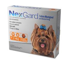 Nexgard Tablete Mástigável 2 - 4kg Sabor Carne
