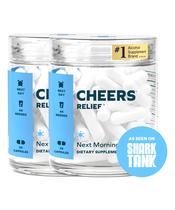Next Morning Aid Cheers Relief 24 doses de gengibre e salgueiro branco
