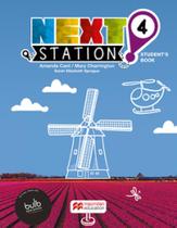 Next station 4 students book with workbook with bulb