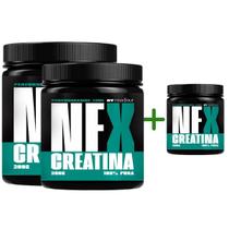 Nfx Creatina 100% Pura Compre 2 Leve 3 Total De 900 Gramas