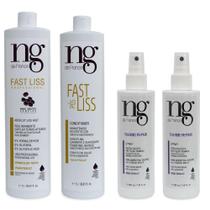 Ng De France Fast Liss + 2 Un. Spray Thermo + Cond. Pós 1l
