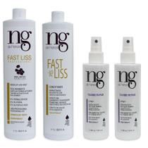 Ng De France Fast Liss + 2 Un. Spray Thermo + Cond. Pós 1l Ng De France Fast Liss + 2 Un. Spray Thermo + Cond. Pós 1l