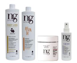 Ng De France Fast Liss Realinhamento Vegano + Spray Thermo Protetor + Shampoo Repair Nutrição + Máscara Hidratação Intense 500g Ng De France Fast Liss Realinhamento Vegano + Spray Thermo Protetor + Shampoo Repair Nutrição + Máscara Hidratação Intense 500g