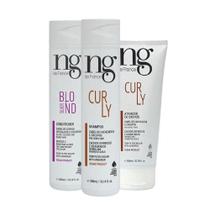 Ng De France Kit Cachos Shampoo + Ativador + Cond. Silver
