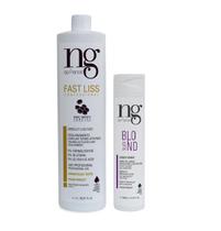 Ng De France Kit Fast Liss 1L + Condicionador Silver 300ml Ng De France Kit Fast Liss 1L + Condicionador Silver 300ml