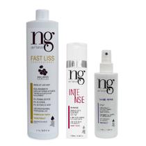 Ng De France Kit Fast Liss + Shampoo Int 300ml +spray Thermo
