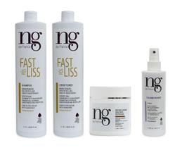 Ng De France Kit Pós Fast Liss Sh. + Cond. + Másc + Thermo
