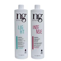 Ng De France Kit Shampoo Cabelos Finos e Oleosos Light 1l + Condicionador Hidratação intensa Intense 1l Ng De France Kit Shampoo Cabelos Finos e Oleosos Light 1l + Condicionador Hidratação intensa Intense 1l