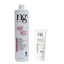Ng De France Kit Shampoo Intense Hidratação Intensa Cabelos secos e com frizz 1l + Intra Power Leave-in Queratina Vegetal 200g Ng De France Kit Shampoo Intense Hidratação Intensa Cabelos secos e com frizz 1l + Intra Power Leave-in Queratina Vegetal 200g