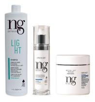 Ng De France Kit Shampoo Light 1l + Leave-in + Máscara 500g