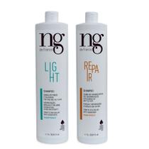 Ng De France Kit Shampoo Light 1l + Shampoo Repair 1l Ng De France Kit Shampoo Light 1l + Shampoo Repair 1l