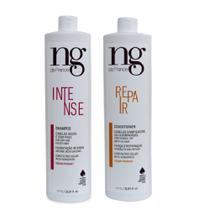 Ng De France Kit Shampoo Repair Nutrição Reconstrução 1l + Condicionador Hidratante Intense 1l