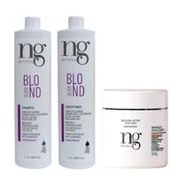 Ng De France Shampoo Silver 1l + Cond. Silver + Masc. Repair Ng De France Shampoo Silver 1l + Cond. Silver + Masc. Repair
