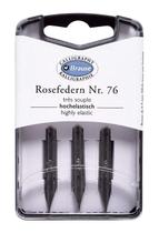 Nib Brause Rose 76, pacote de 3 para escrita de caligrafia