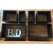 Nicho 6 Peças Mdf 15mm Pretotx Decoração Para Ambientes B&d Nicho 6 Peças Mdf 15mm Pretotx Decoração Para Ambientes B&d