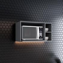 Nicho Aéreo 80cm para Micro-ondas Americana Henn - Cinza