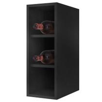 Nicho Aéreo Adega Vertical 20cm Riad Preto - Lumil