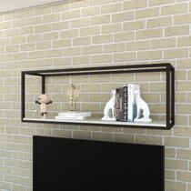 Nicho Aéreo Estilo Industrial 120cm Active Yescasa Branco Nicho Aéreo Estilo Industrial 120cm Active Yescasa Branco