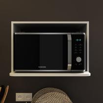 Nicho Aéreo Forno Micro para Cozinha 60cm MDF Branco CZ3319